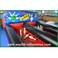 China Inflatable Bowling Game PVC Inflatable Sports Games Inflatable Bowling Balls Pool Filed With Balls for sale
