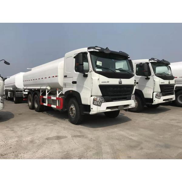 Quality 21000 Liters Sinotruk Howo A7 6x4 Fuel Tank Truck Lhd 4 Mm Tank Thickness for sale