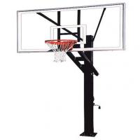 China Adjustable In Ground Basketball Hoop 72 Inches Backboard Hoop Stand System factory