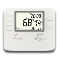 Quality 2 Heat / 2 Cool 24V HVAC Programmable Room Thermostat For Heating And Cooling for sale