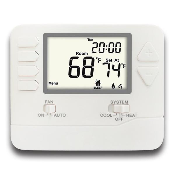 Quality 2 Heat / 2 Cool 24V HVAC Programmable Room Thermostat For Heating And Cooling System for sale