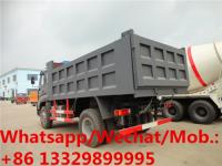 China customized new SINO TRUK HOWO 4*2 LHD 266hp 10ton capacity howo dump truck for Ghana, 19cbm dump tipper vehicle for sale factory