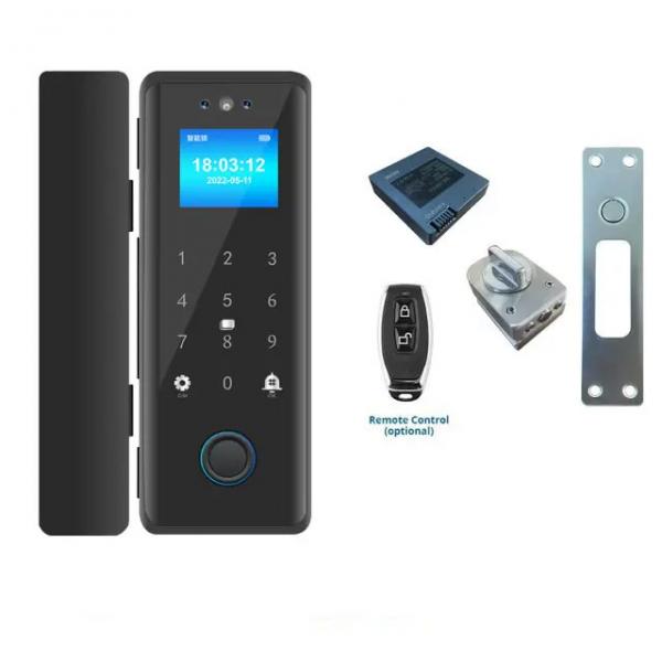 Quality Smart Tuya App Door Lock 3D Face Recognition Biometric Code Card Access For for sale