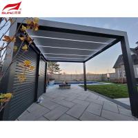 China 4X6m 3x5m Motorized Aluminum Pergola Waterproof For Garden Building Outdoor factory