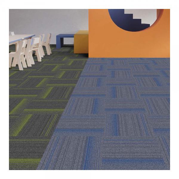 Quality Bitumen Carpet Commercial Polypropylene Modular Carpet Tiles 5 Colors Available for sale