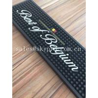 China PVC Anti - Skidding Absorbable Bar Mat / Neoprene Rubber Bar With Custom Printing factory