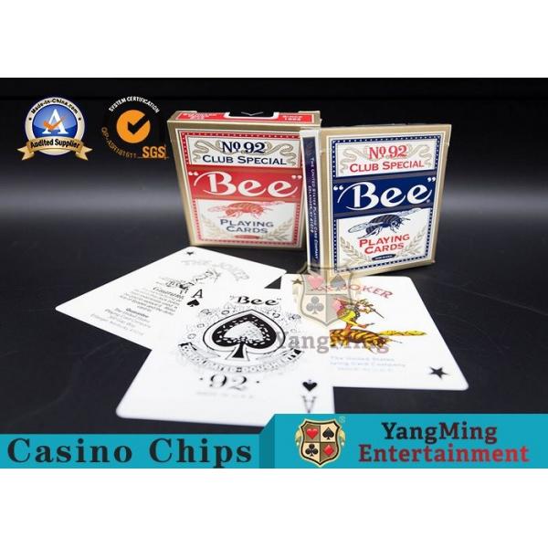 Quality Original American Poker Club 92 Casino Playing Cards With UV Black Core Paper for sale