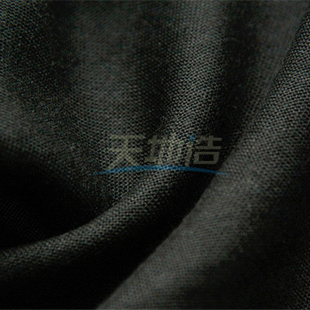 Quality 50/50 Meta Aramid Lenzing FR Viscose Fabric Black 120gsm For Fire Fighting Suit Lining for sale