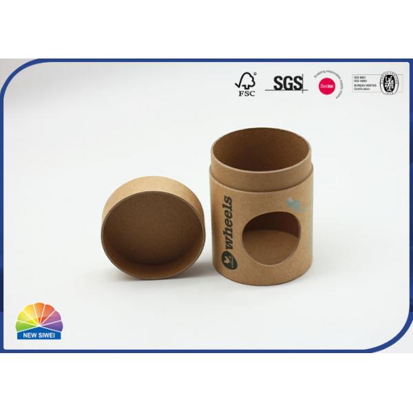 Quality 157gsm Kraft Core Hollow Out Paper Packaging Tube Custom Design for sale