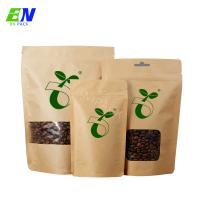Quality Biodegradable Recycled Stand Up Pouch with translucent window for sale