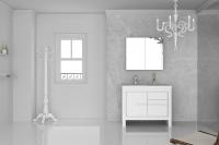 China Combined MDF Bathroom Cabinet Sets with Mirror / bathroom vanity set factory