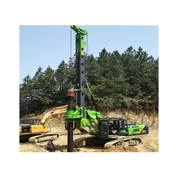 Quality 64m 51m Rotary Auger Bored Piles Borehole 220kNm Hydraulic Rotary Drilling Rig for sale