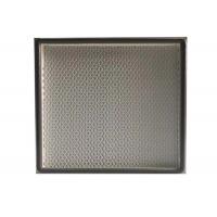 china Galvanized Frame 0.3 Micron Mini Pleat HEPA Filter For Cleanroom