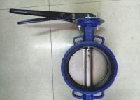 China Zero Leakage Wafer Gearbox Operated Butterfly Valve 12'' For Petrochemical Processing factory