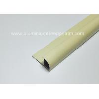 china Cream Tile Corner Trim Round Shape Aluminium Alloy Powder Coating
