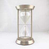 China Antique Copper Metal Sand Timer Hourglass 3min 5min 30min For Gift factory