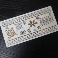 china tatoo temporary stickers arabic golds