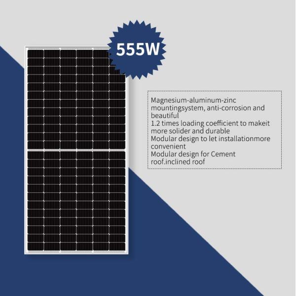 555w Flexible Monocrystalline Solar Panel Customizable Panel Solar ...