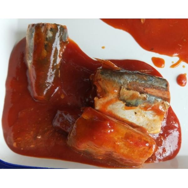 Quality Canned Pacific Mackerel In Tomato Sauce for sale