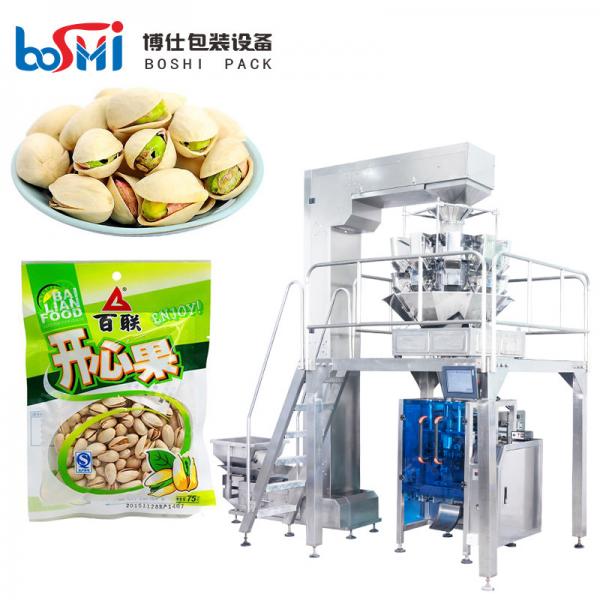 Quality Granule Dry Fruit Pistachio Packing Machine With Labeling Sealing Date Printing for sale