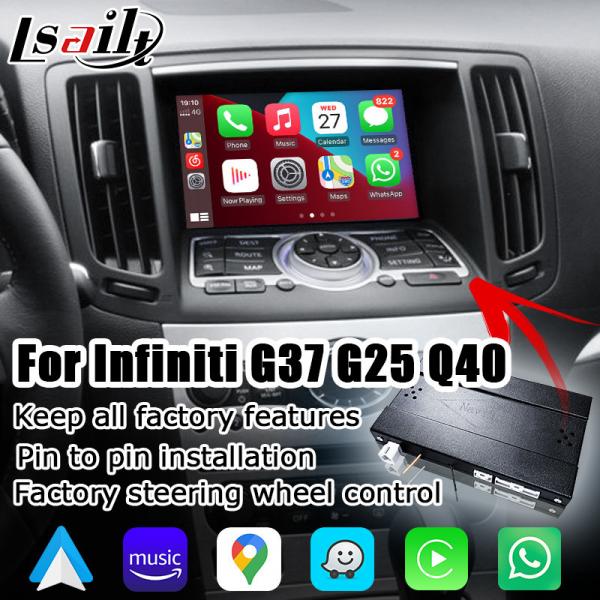 Quality Wireless carplay android auto module for Infiniti G37 G25 Q40 Q60 370GT skyline 08IT for sale