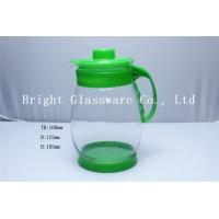 China buy glass water bottle, glass tea pot with handle in home factory