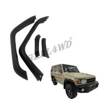 China Fender Flare 4x4 Mud Flaps For LC76 SUV Car Inner Fender Mudguard factory