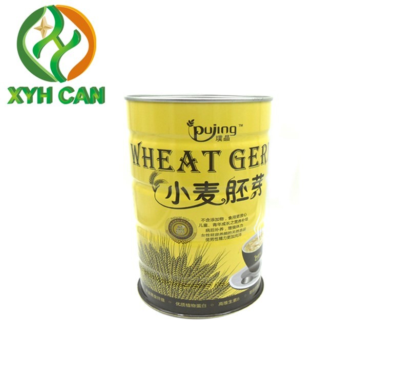 China 500g Metal Food Tins  Empty Tinplate Can Packaging For Powders Glossy Lamination factory