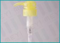 China 33/410 Yellow Lotion Dispenser Pump Replacement For Body Wash / Shampoo factory