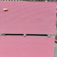 Quality Paperbacked Pink Fire Resistant Plasterboard For Ceiling System for sale