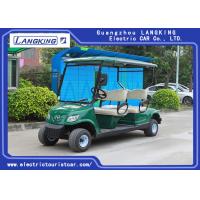 China Green 48 Volt 3KW DC Motor 4 Seater Golf Buggy / Electric Club Car factory