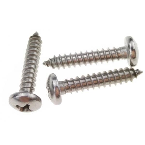 Quality A2 Stainless Steel Metal Screws Pan Head Self Tapping Screws for Metal Sheet for sale