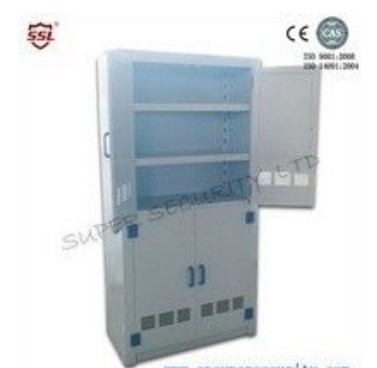 Quality Polypropylene Double Door Medical Storage Cabinet Corrosive for sale