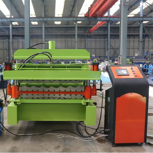 Quality Color Steel Galvanized Roof Double Layer Roll Forming Machine For Metal Building Material for sale