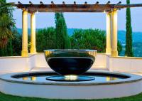 China Mirror Polished Stainless Steel Outdoor Water Features Hemisphere Shape factory