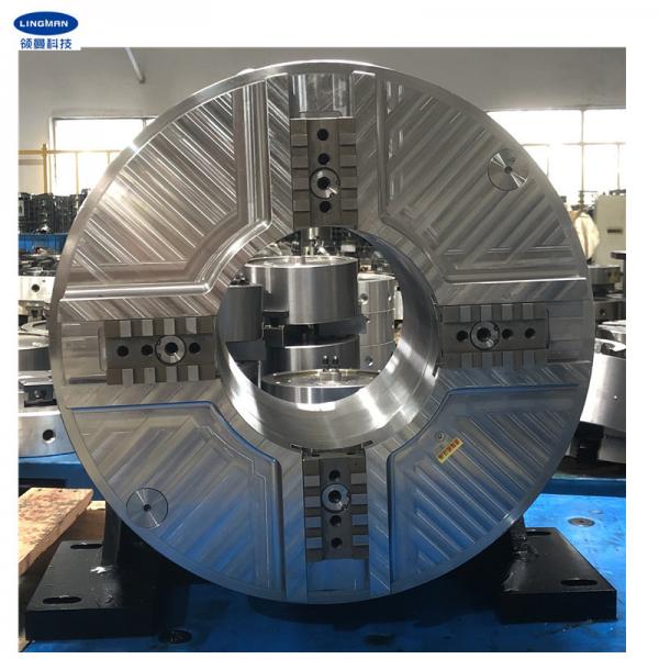 Quality 165MM 4 Jaw Power Chuck , CNC Lathe Chucks For Laser Pipe Cutter for sale