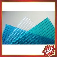 China PC sun sheet,hollow polycarbonate sheet,pc roof panel,twin-wall pc sheet,great roof cover for construction project! factory