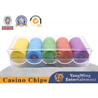 China Texas Holdem Casino Chip Tray Black Color , Comfortable Touch Casino Chip Holder factory