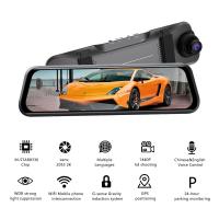 Quality 10 Inch Car DVR Camera Night Vision Motion Detection Dash Cam 1440P for sale