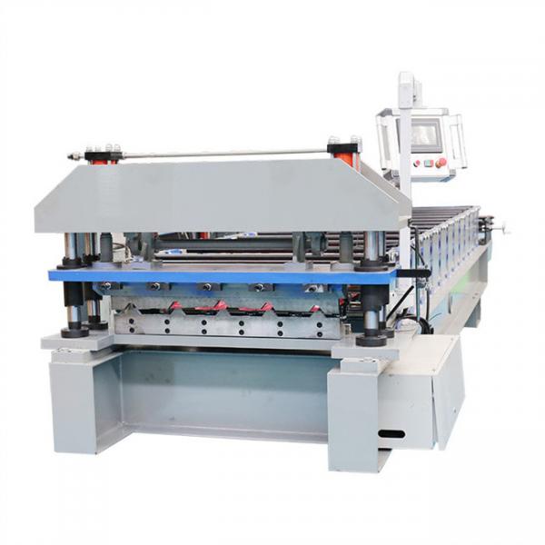 Quality Hydraulic shear high speed 15-20m/min roof panel roll forming machine for Building Roof for sale