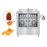 China Automatic High Speed Sweet Honey Bottle Jar Filling Machine For Sale factory