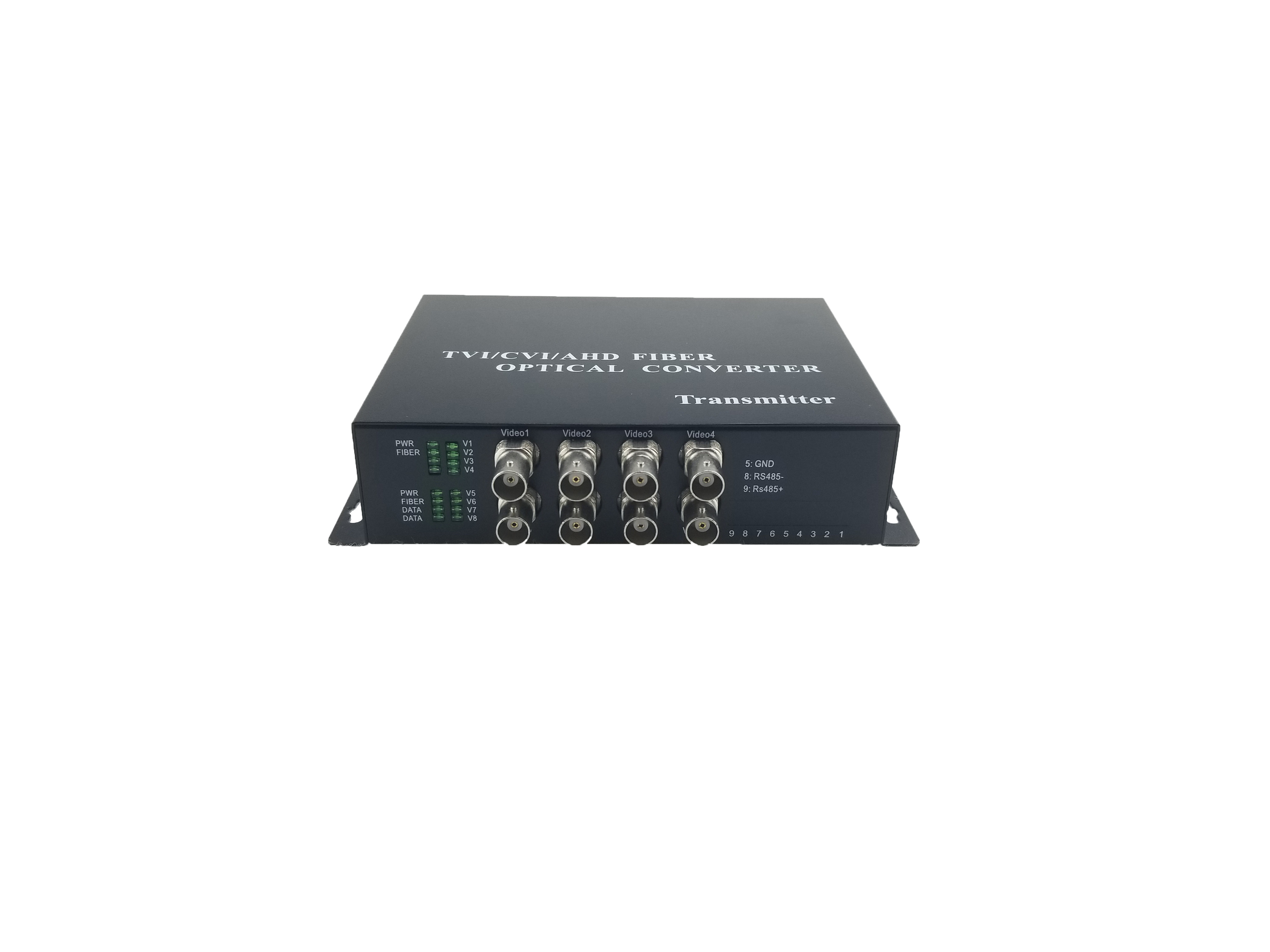 China FC / ST/LC port full hd video converter , RJ11 Connector Telephone multiplexer optical fiber converter factory