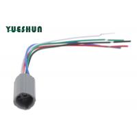 China Illuminated Push Button Switch Socket Connector For 19mm Mounting Hole 5 Pin 15cm Wire Pigtail factory