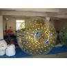 China Great Fun Transparent Zorb Ball with Color Dots for Amusement Park factory