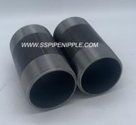 China SCH 40 Black Pipe Nipple NPT 2&quot;X6&quot; Conform To ASTM A53 ASTM 733 factory