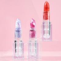 China Sleek Vegan Natural Lipstick Smooth Colorful Marbling Water Resistant Lipstick factory