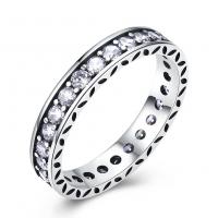 China Sterling Silver 925 AAA  CZ Stone Tennis Ring factory