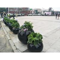 Quality Polished FRP Hand Lay Up Fiberglass Flower Pot High Temperature Resistance for sale