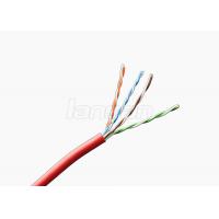 China Blue 24AWG Cat5e UTP Cable , Solid Indoor Ethernet LSZH Cat5e Cable 305 M / Roll factory
