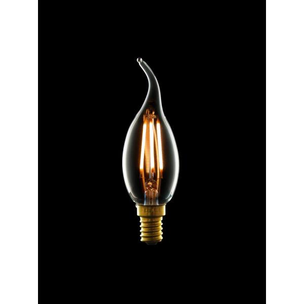 Quality Warm White C37 4W 470lm Candle LED Filament Bulb for sale